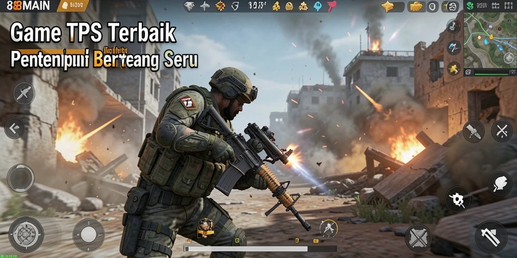 Tampilan gameplay seru dan mendebarkan dari 88MAIN.