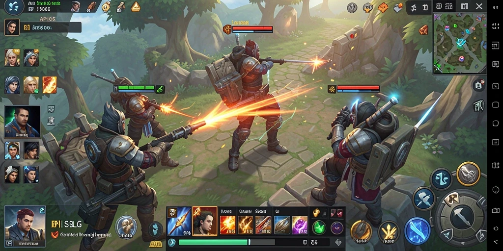 Screenshot gameplay API66 yang menampilkan strategi pertempuran yang mendalam.