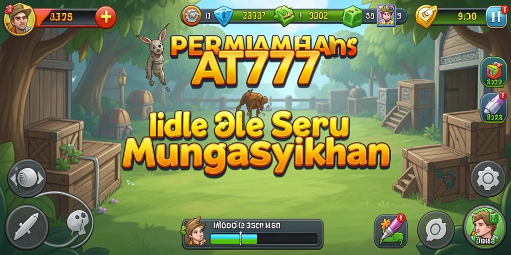 Tampilan gameplay game Idle AT777 yang menawan dan menarik.