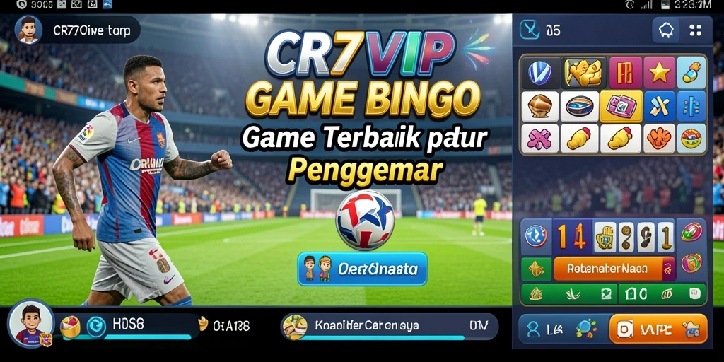 Screenshot gameplay CR7VIP menampilkan suasana seru permainan Bingo.