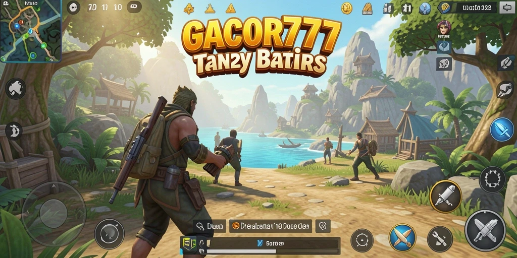 Tangkapan layar GACOR777 menampilkan aksi gameplay yang mendebarkan di dunia terbuka.