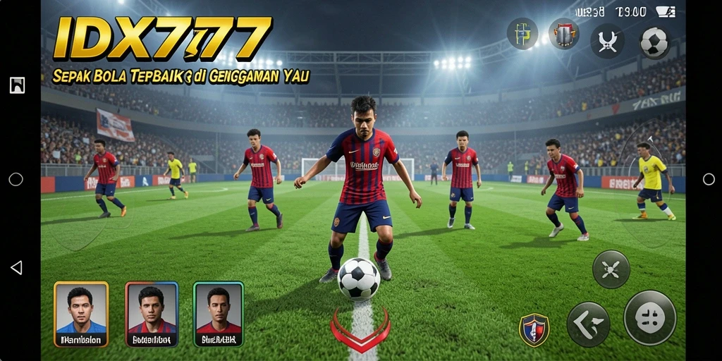 Screenshot gameplay IDX777 yang menunjukkan aksi seru di lapangan.