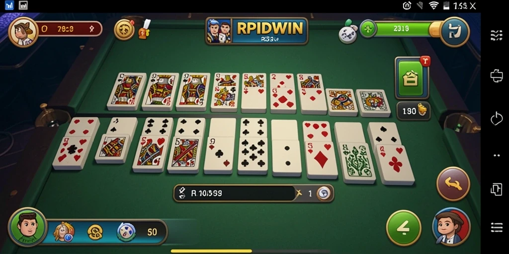 Tampilan gameplay menarik RPIDWIN di perangkat mobile.