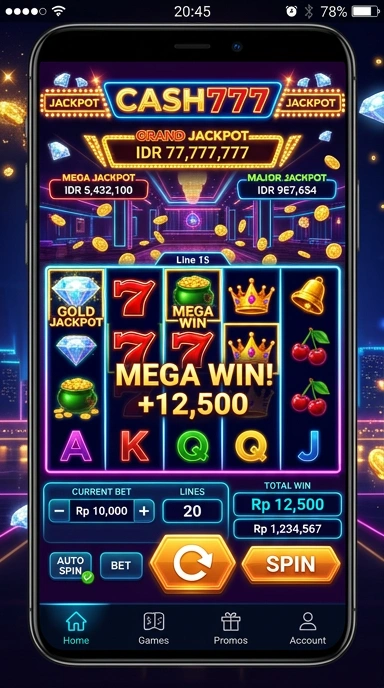 Proses unduh cepat dan aman di cash777.